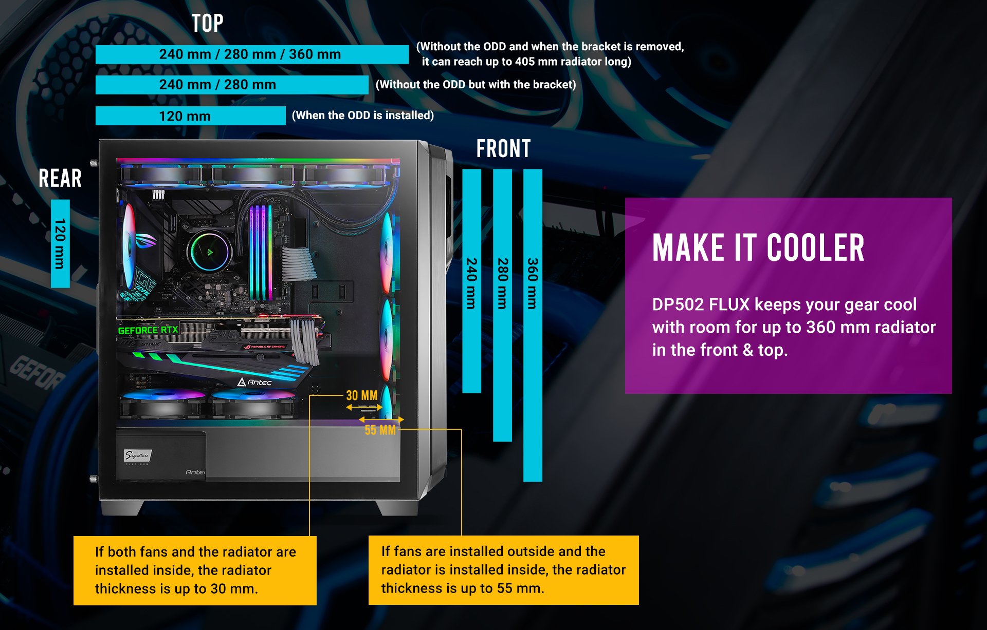 Antec DP502 FLUX Computer Case